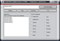 Click to view Atomicrobot Spelling Checker 2.0 screenshot